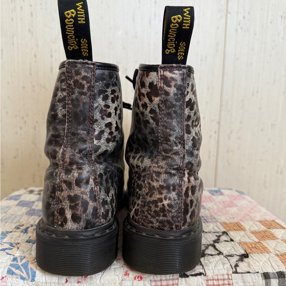 Dr Martens Cheetah Print Boots - Picture 4 of 6